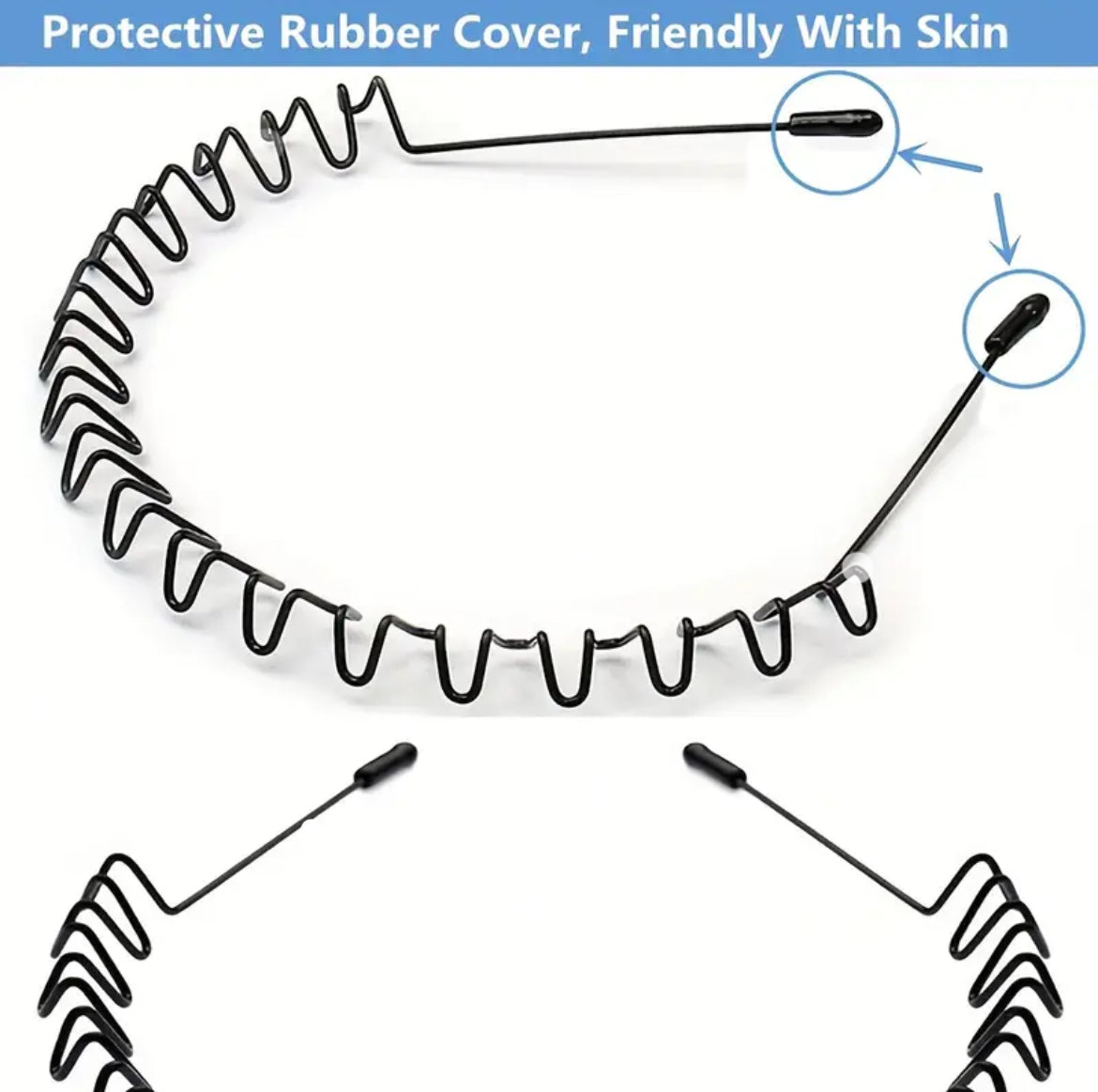Metal sporting hairband