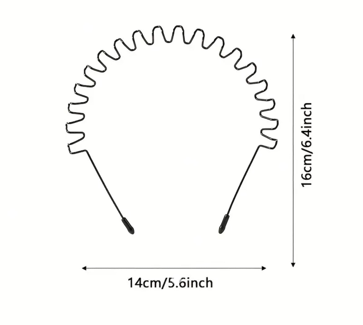 Metal sporting hairband
